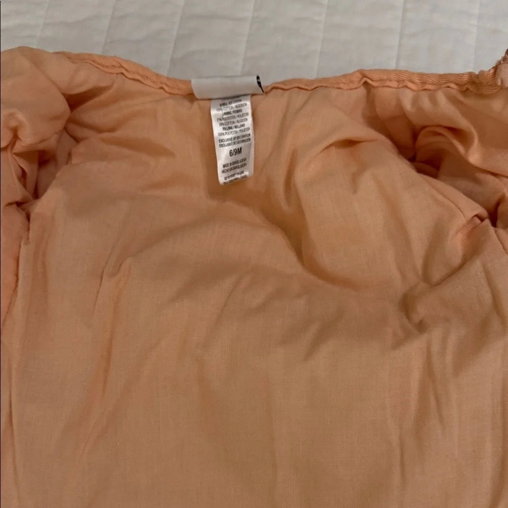 Nicole Miller Peach Quilted Kids Jacket
